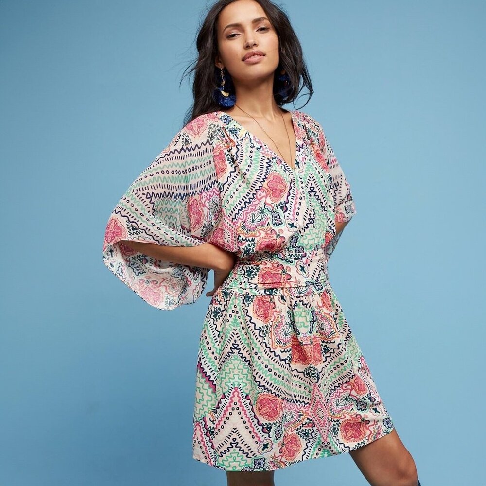 Maeve Open Back Anthropologie Dress Size 6 - Picture 13 of 13